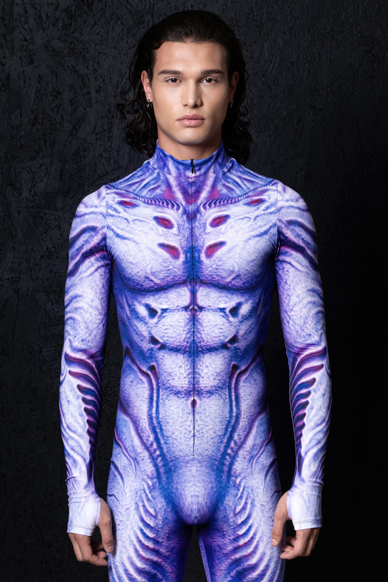 Alien Skin Men's Costume Close View