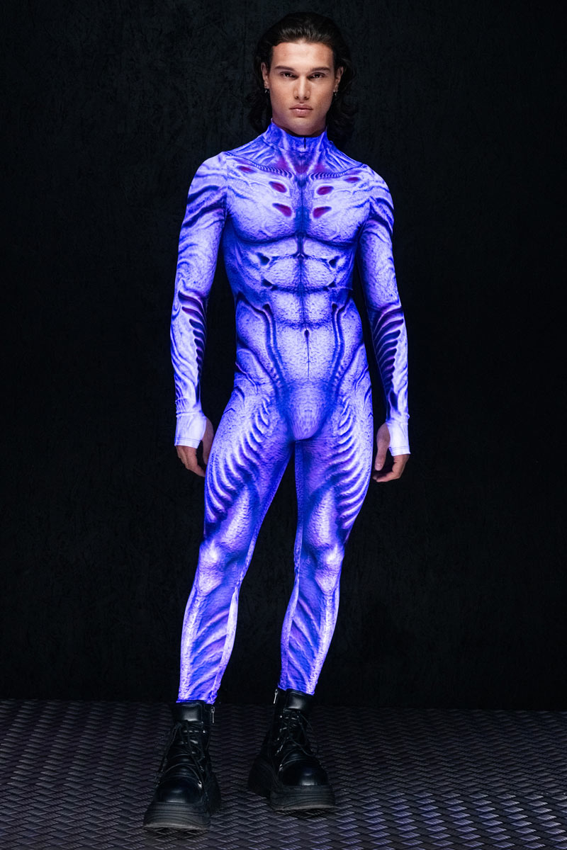 Alien Skin Men's Costume UV Full View