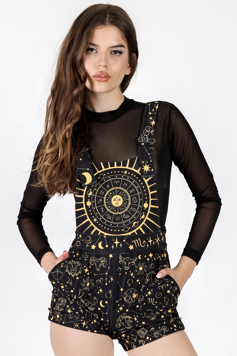 Astrology Whisperer Shortalls Side View