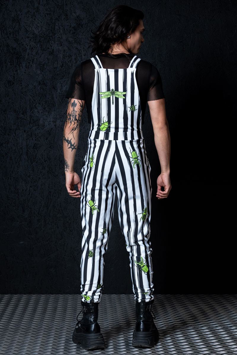 Beetlejuice Men's Overalls Back View