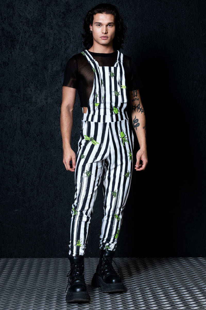 Beetlejuice Men's Overalls Front View