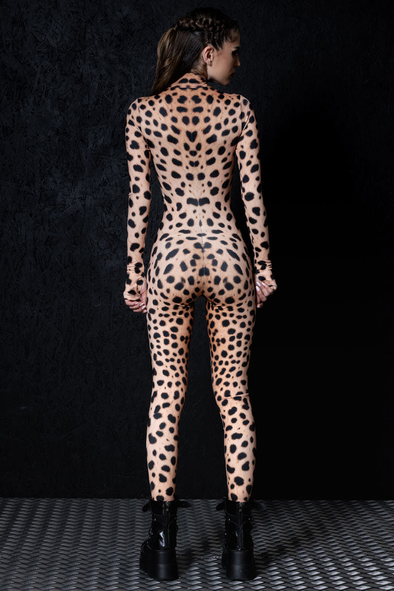 Cheetah Costume Back View