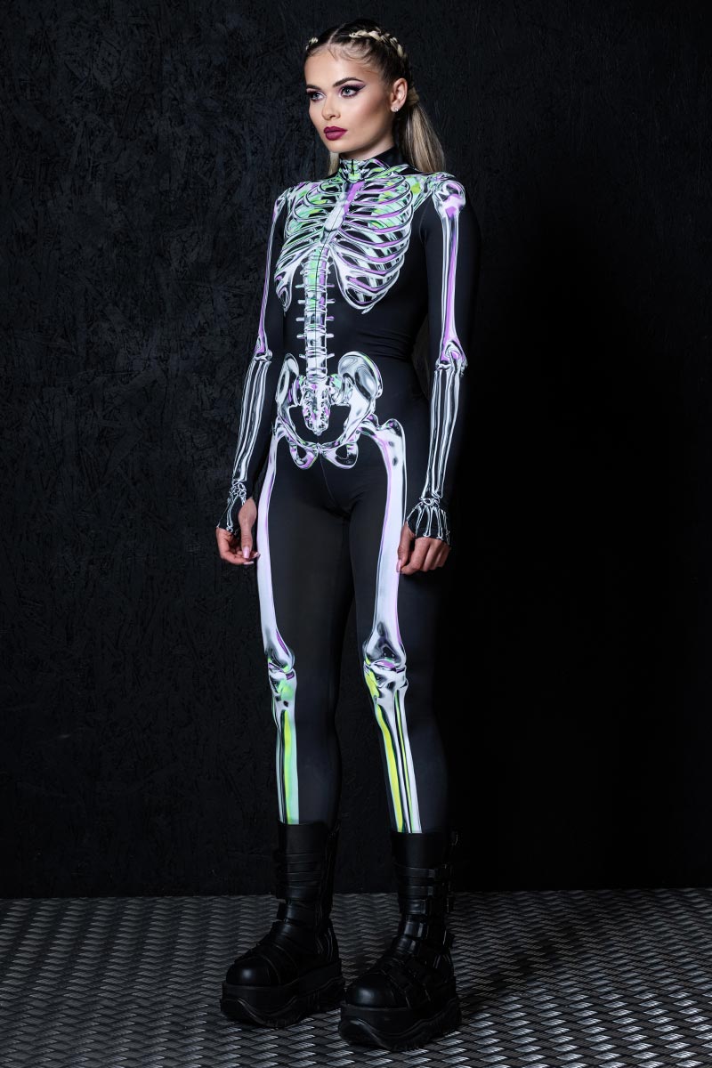 Chromatic Skeleton Costume Side View