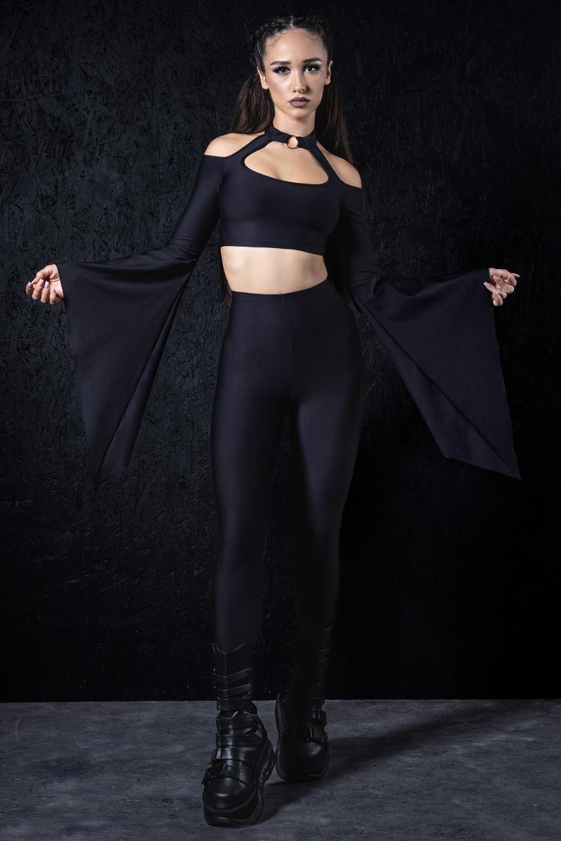 Coven Shadow Leggings Set Front View