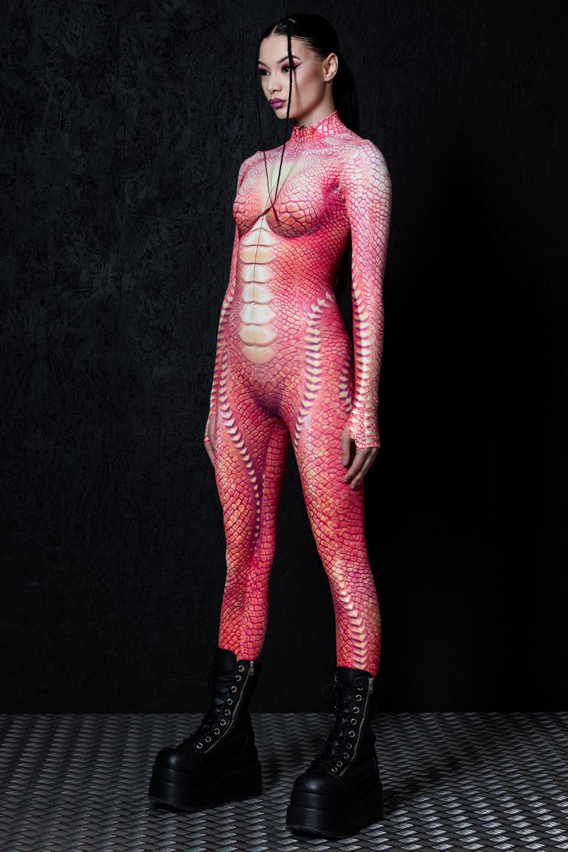 Desert Reptile Costume Side View