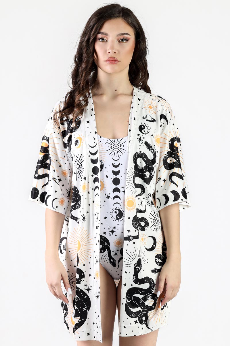 Divine Serpent Kimono Close View