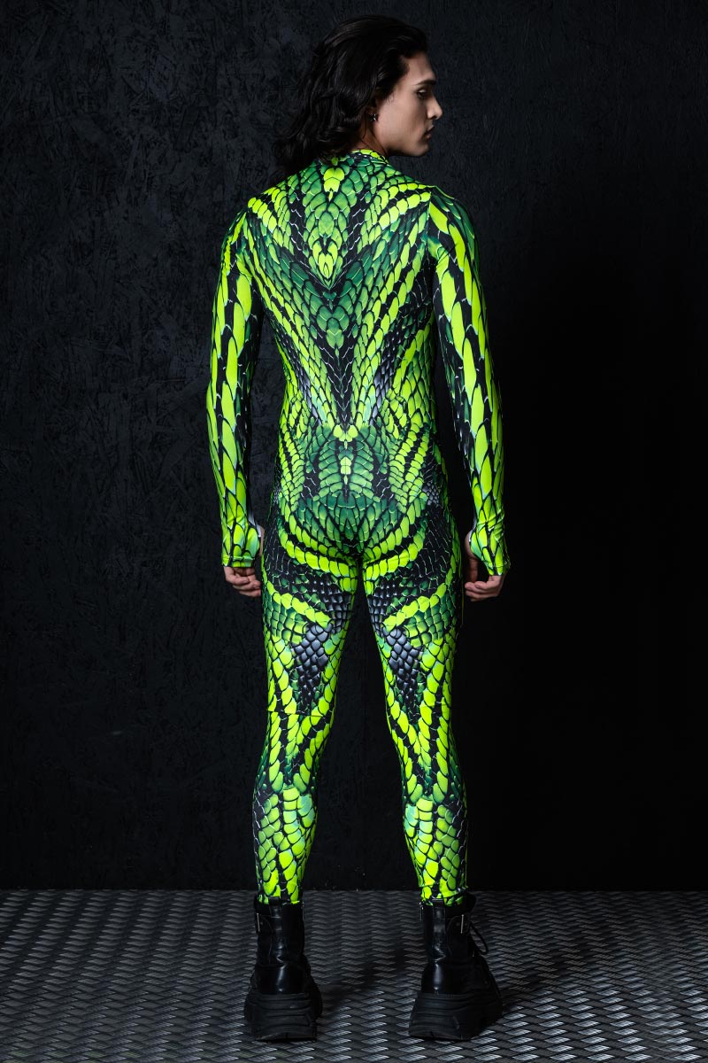 Electric Viper Men's Costume Back View