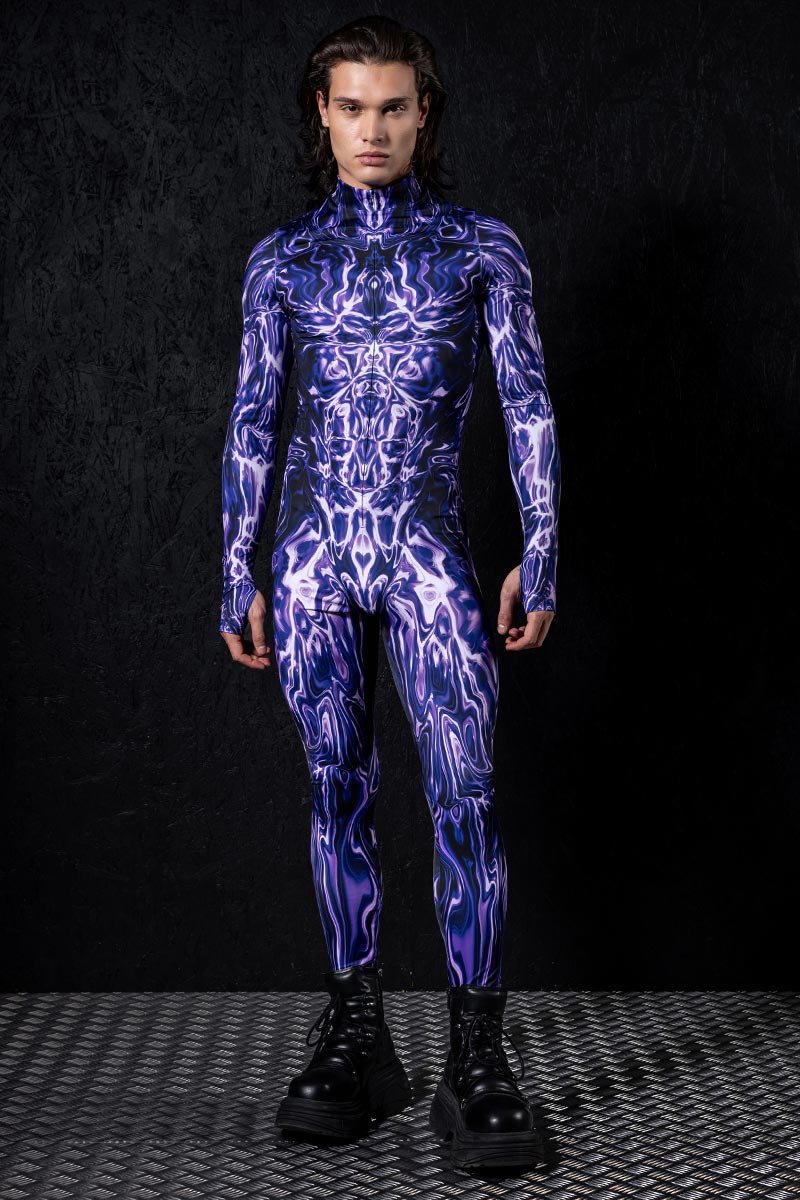 Electrify Me Men's Costume Front View