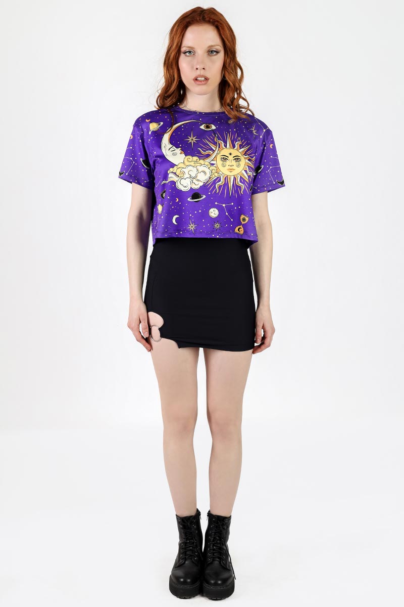 Enchanted Sky Cropped Tee Full View