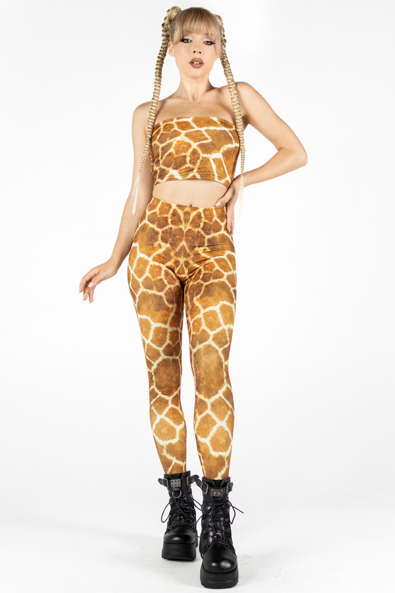 Giraffe Leggings Front View