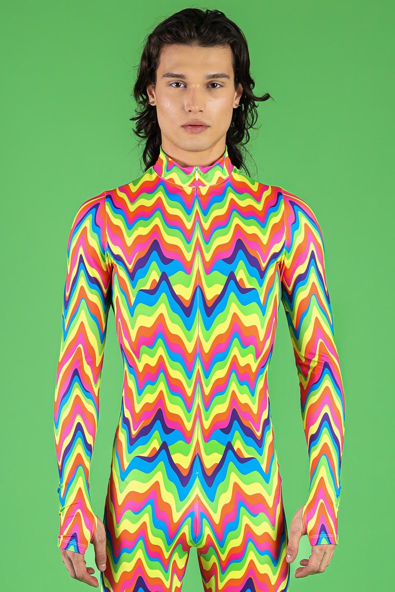 Groovy Rainbow Men Costume