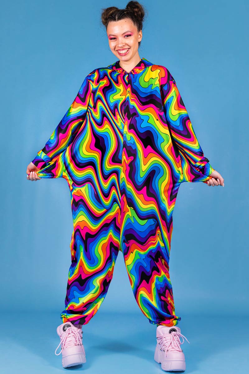 Groovy Unicorn Onesie Close View