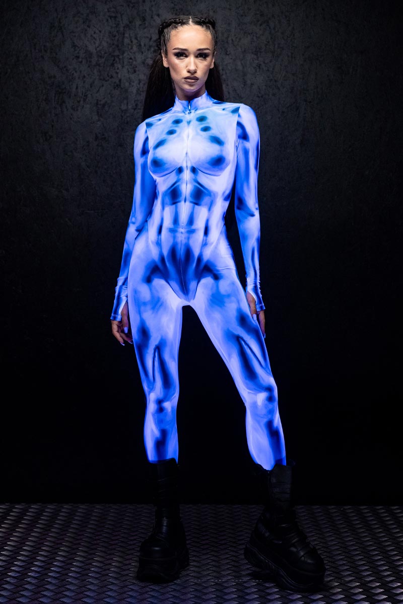 Icy Costume UV Front View