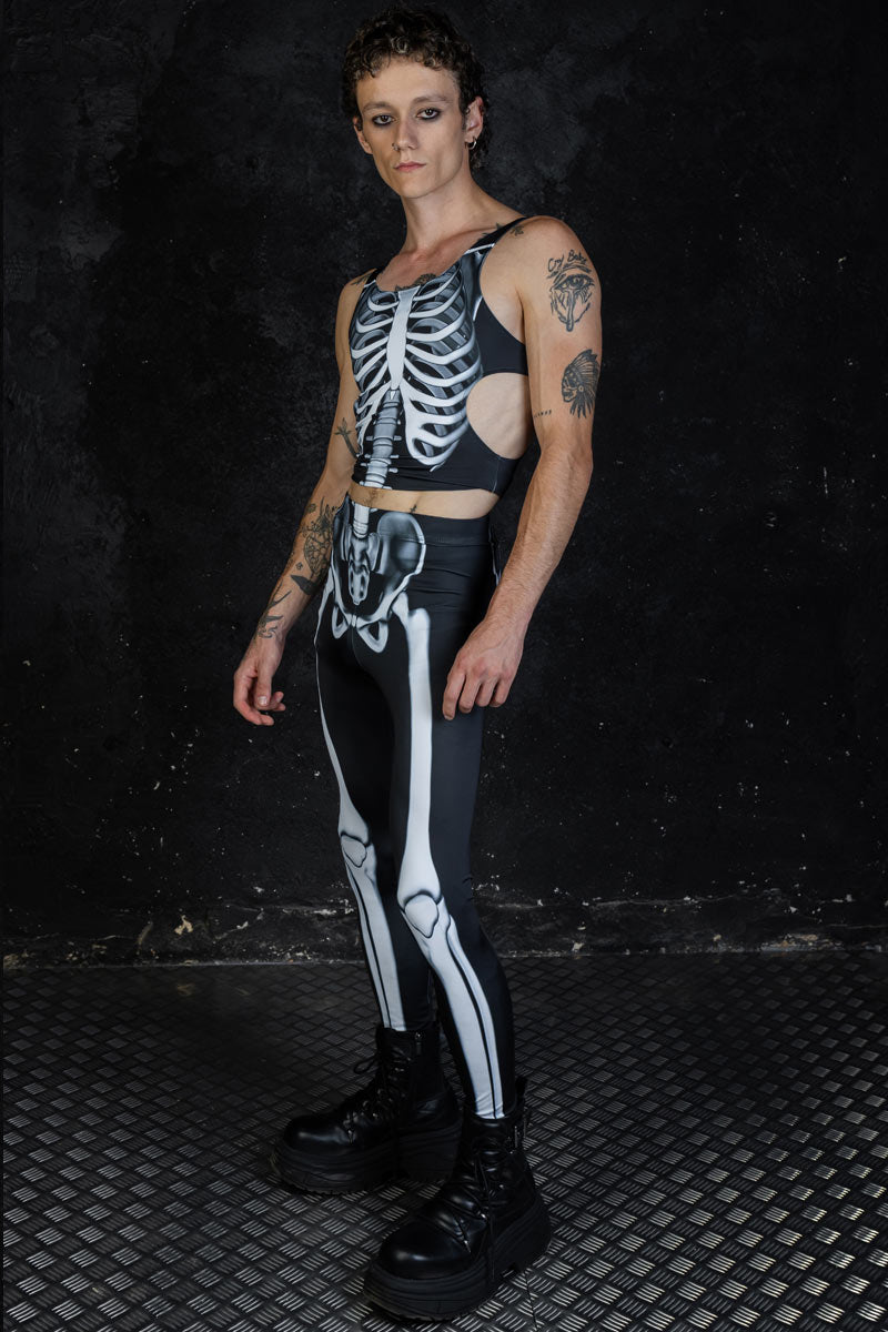 Men's Rattling Bones Leggings Full View