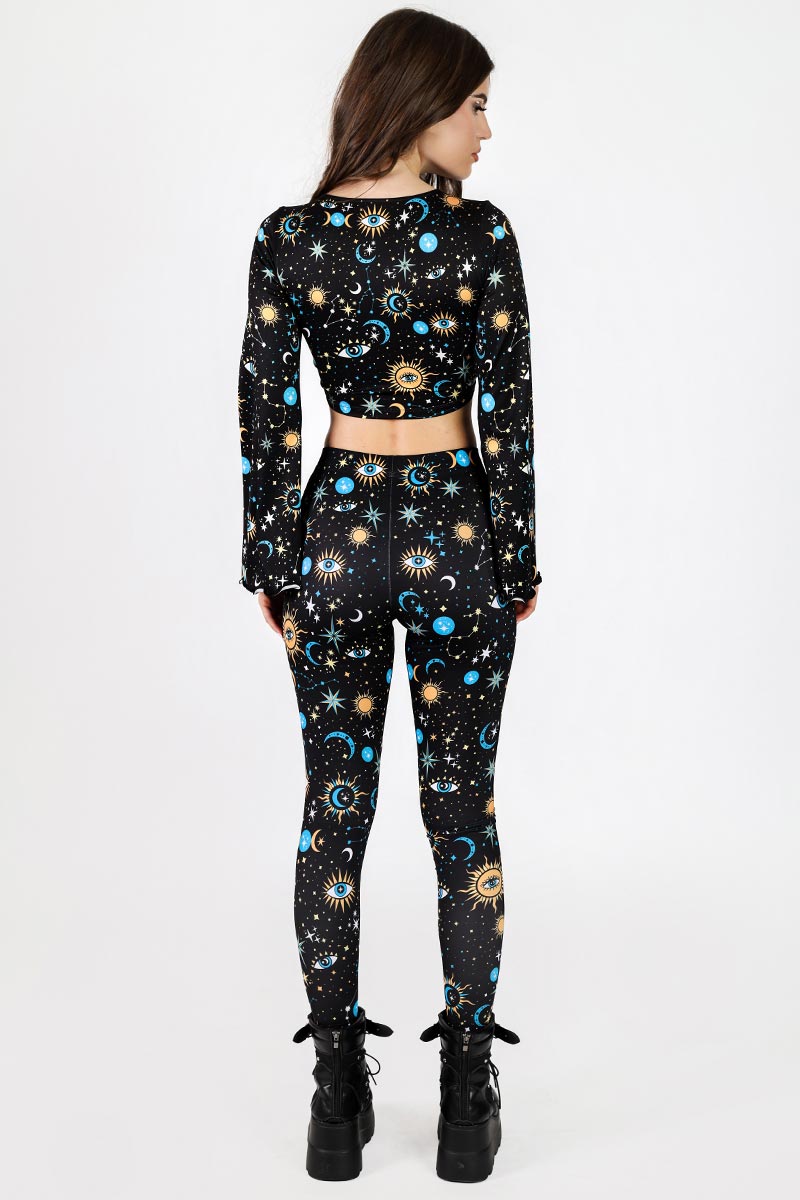 Moonlight Esoterica Leggings Back View