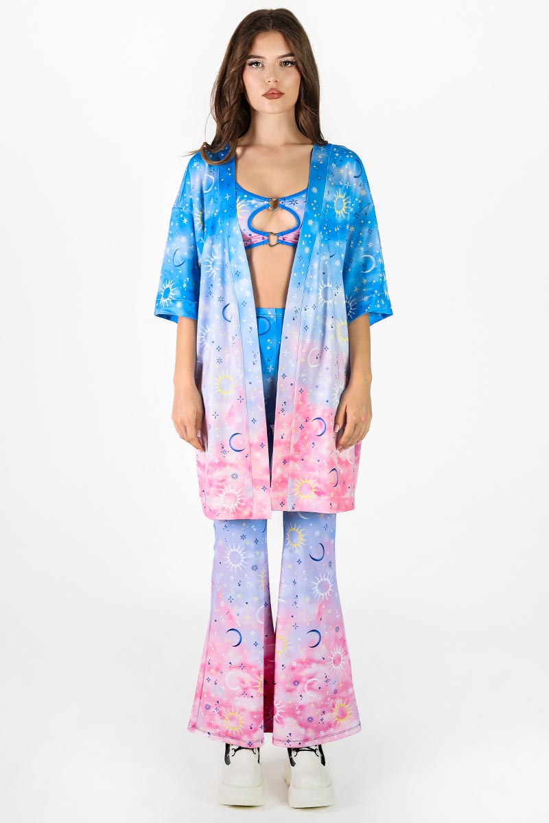 Morning Moon Kimono Front View