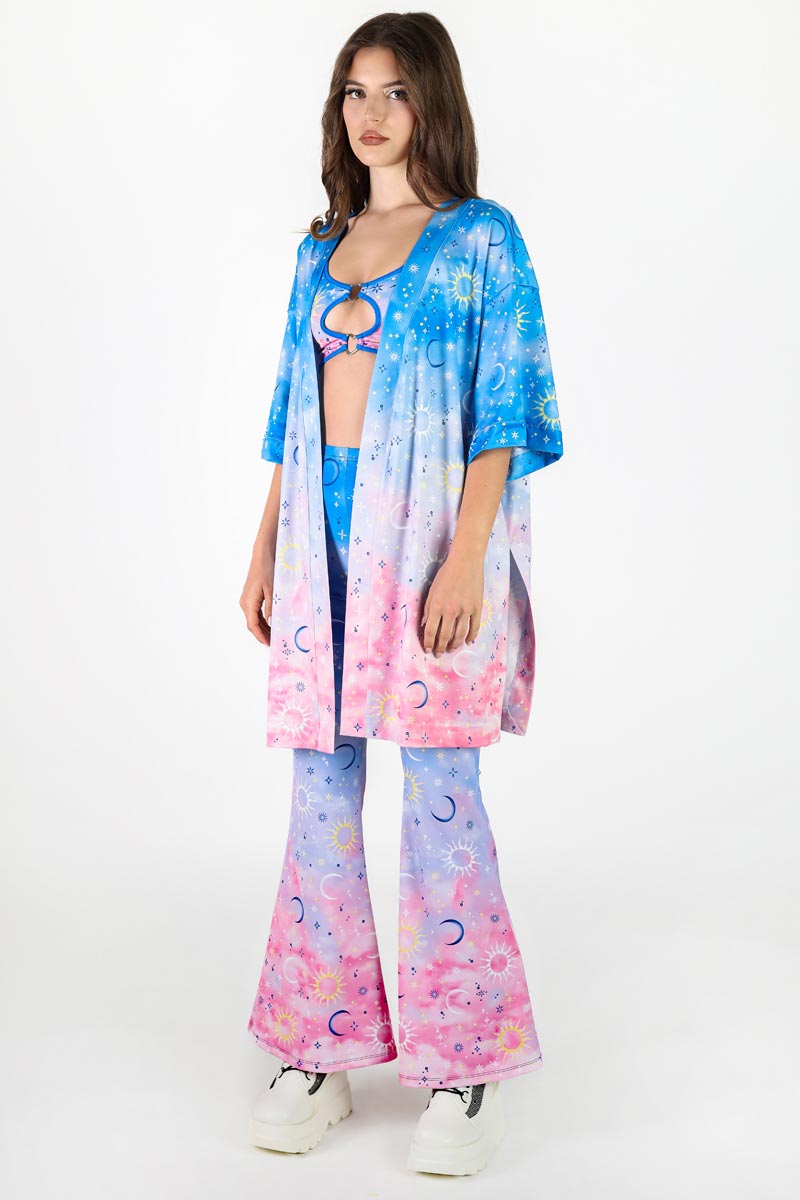 Morning Moon Kimono Side View