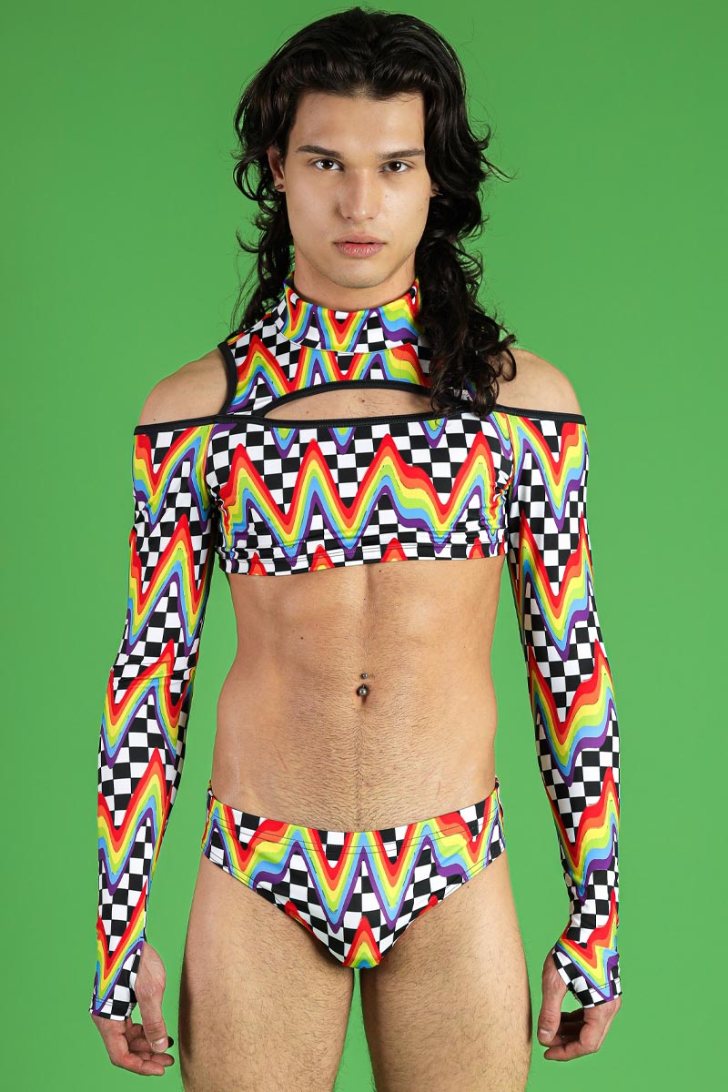 Queer Cheer Men's Swim Brief Set