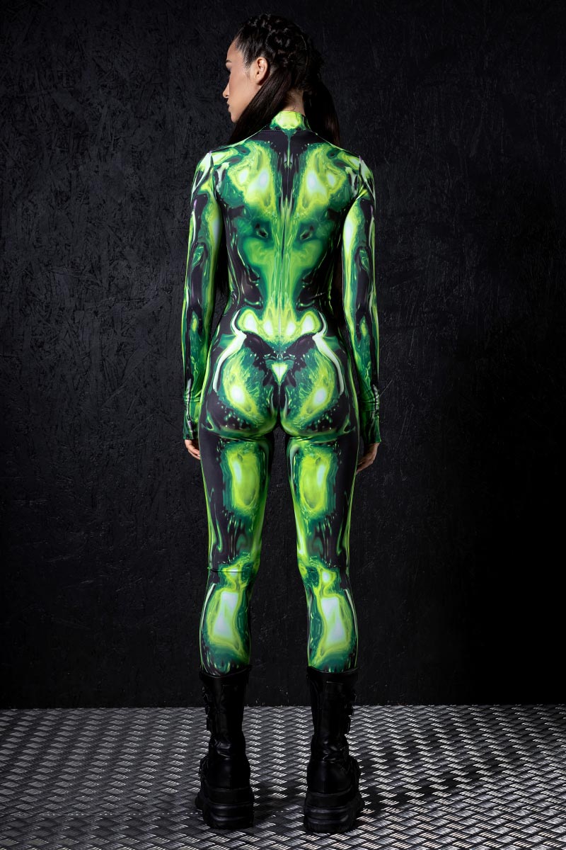 Radioactive Babe Costume Back View