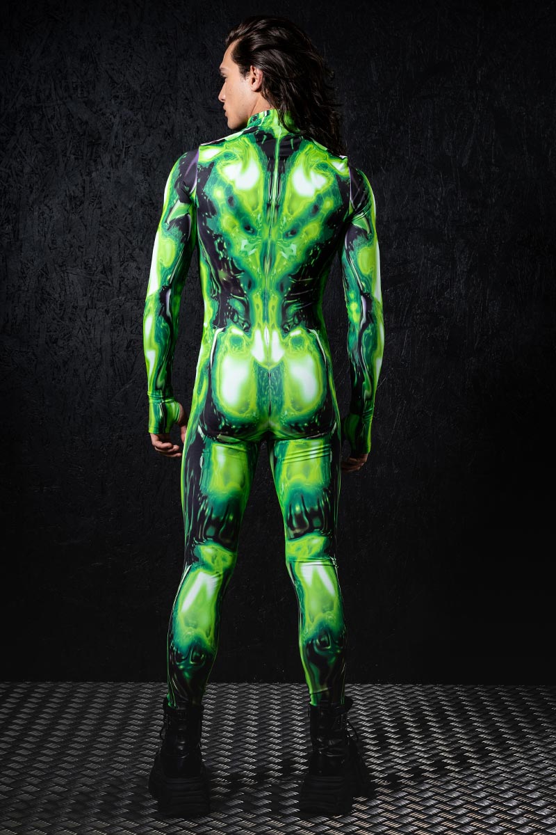 Radioactive Men's Costume Back View