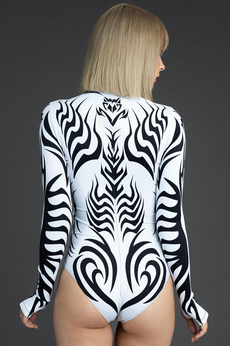 Scorpio Spirit Long Sleeve Bodysuit Back View