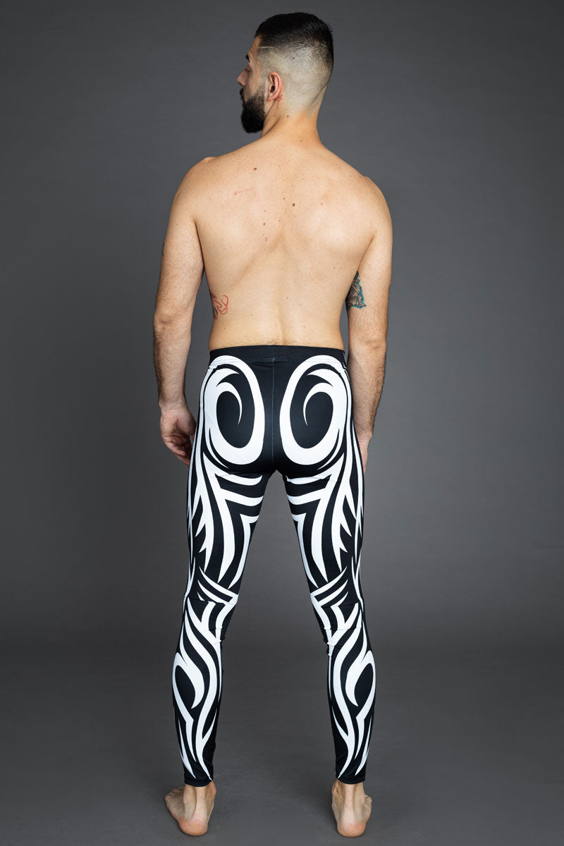 Spiritual Realm Men Leggings Back View