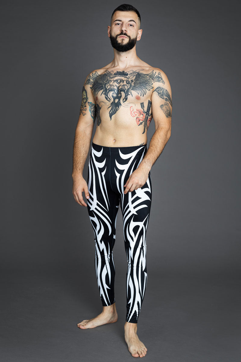 Spiritual Realm Men Leggings Front View