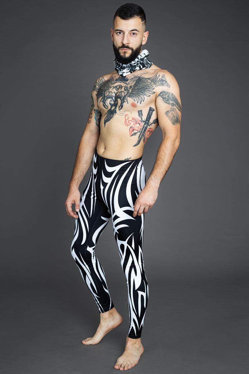 Spiritual Realm Men Leggings Side View