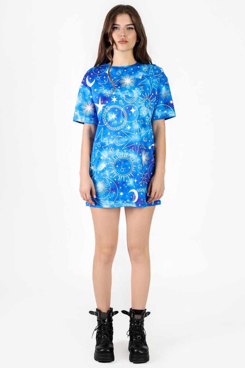 Starry Skies Oversized Tee Full View