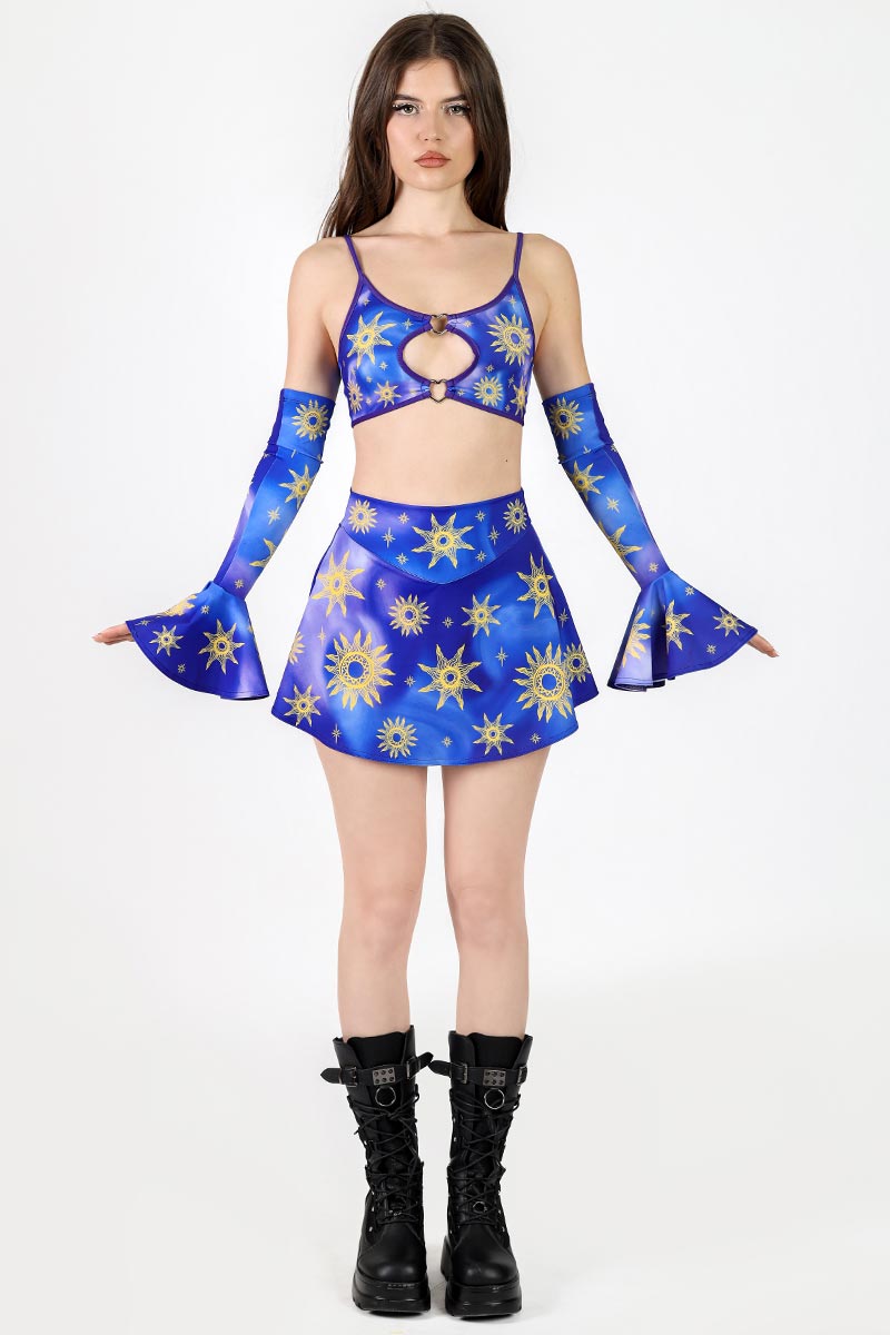 Sun Dance High Waisted Skort Set Full View