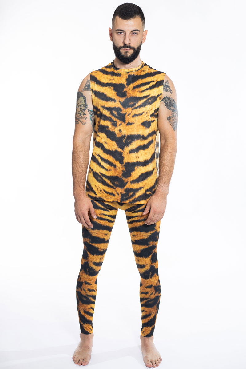 Tiger Men Leggings Full View