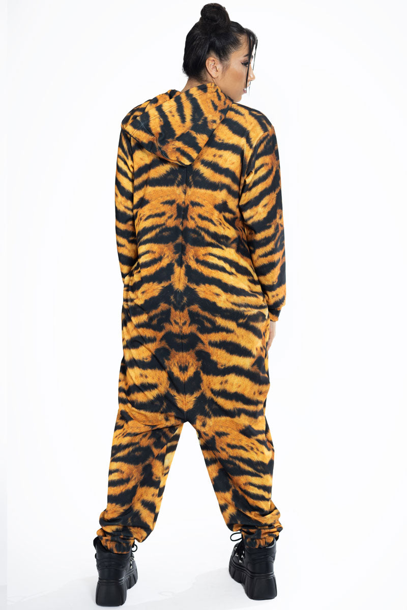 Tiger Onesie Back View