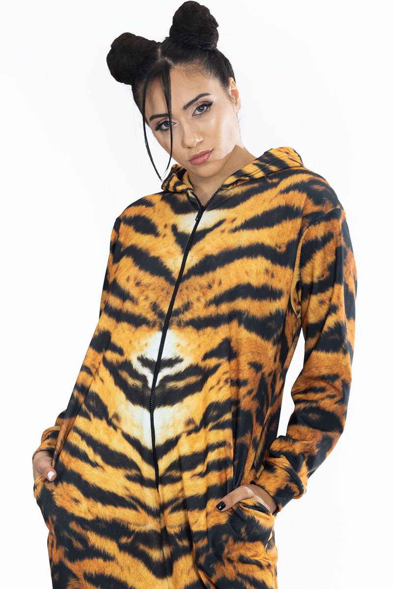 Tiger Onesie Close View