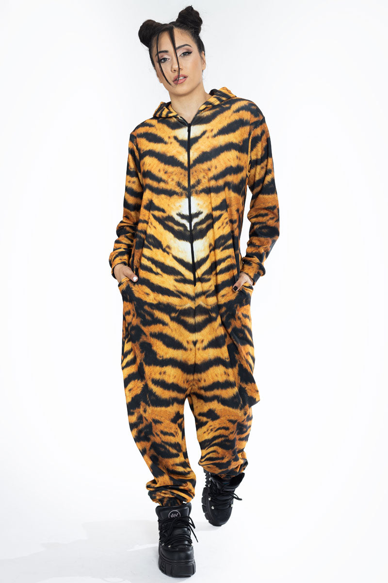 Tiger Onesie Front View