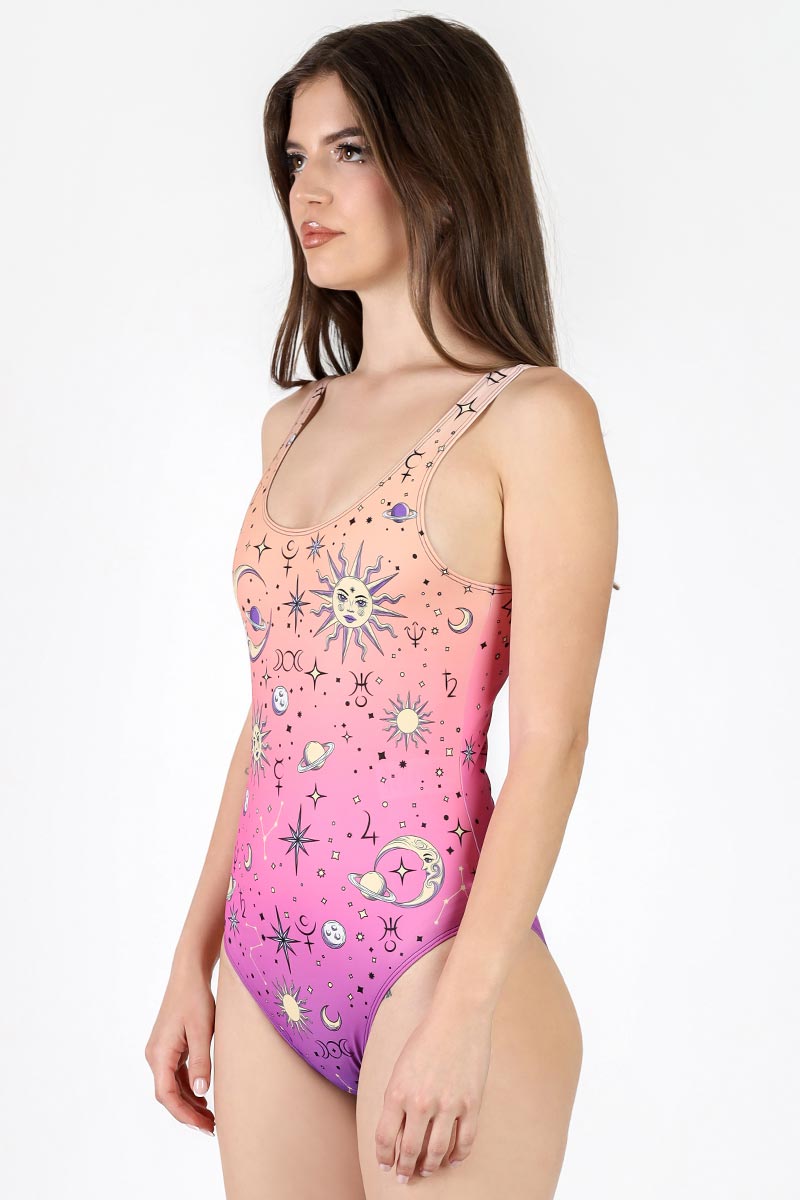 Twilight Esoterica One Piece Swimsuit Side View