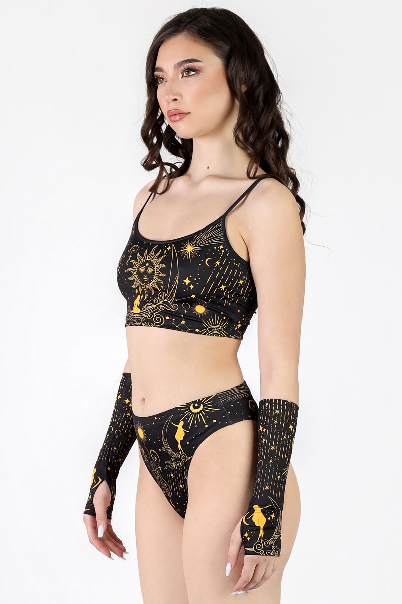 Venus Secrets Spaghetti Strap Crop Top Side View