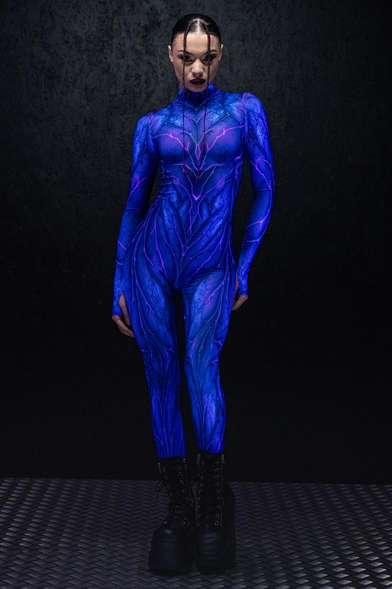 Violet Witch Costume UV Front View