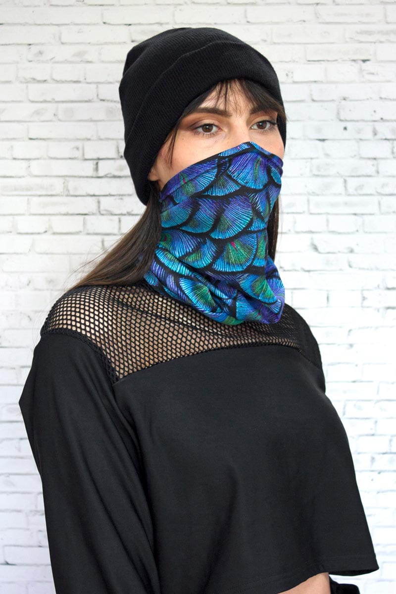 Feather Neck Gaiter Left View