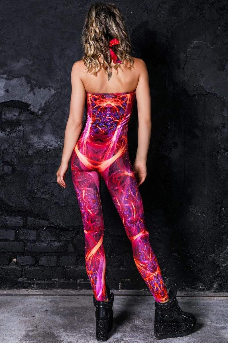 Supernova Sleeveless Catsuit Back View