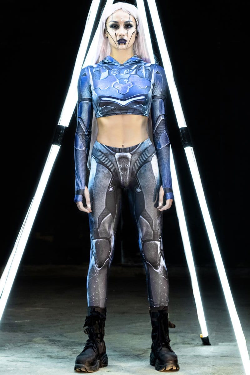 Titanium Armored Leggings Front View