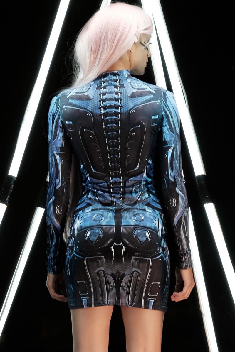 Dominator Bodycon Dress Back View