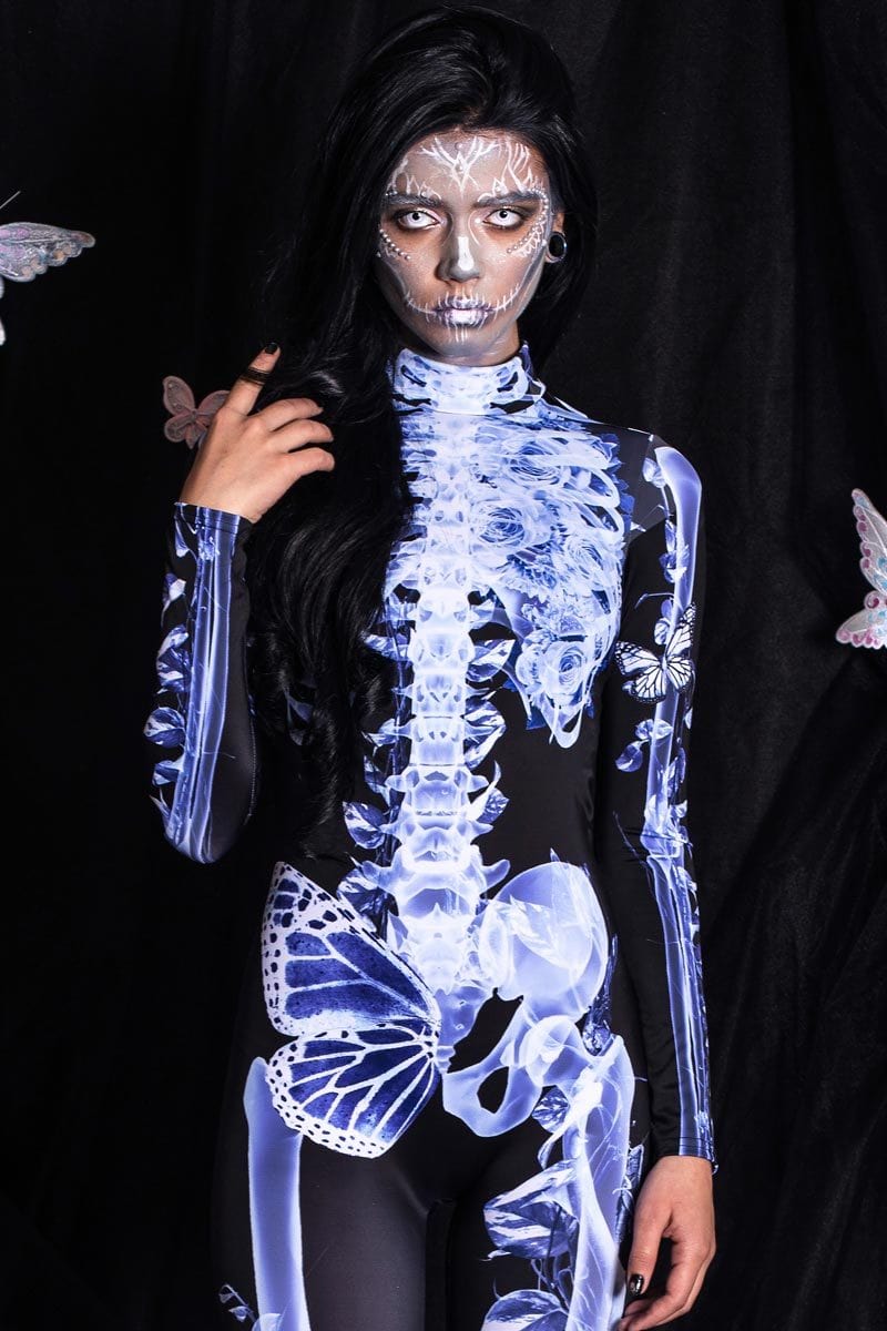 X-Ray Skeleton Costume Close View