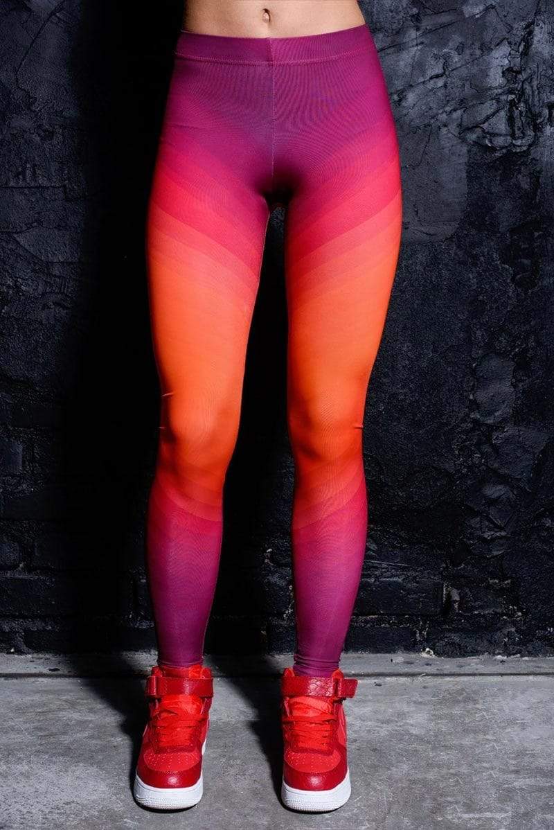 Sunset Leggings Close View