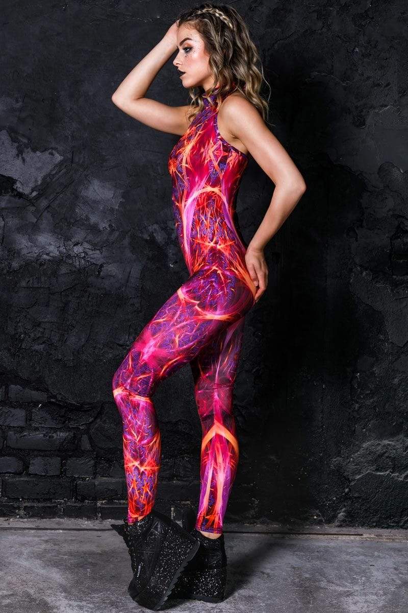 Supernova Sleeveless Catsuit Side View