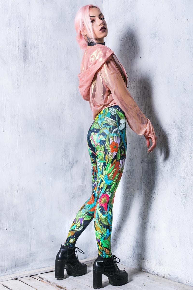 Blooming Leggings Side View