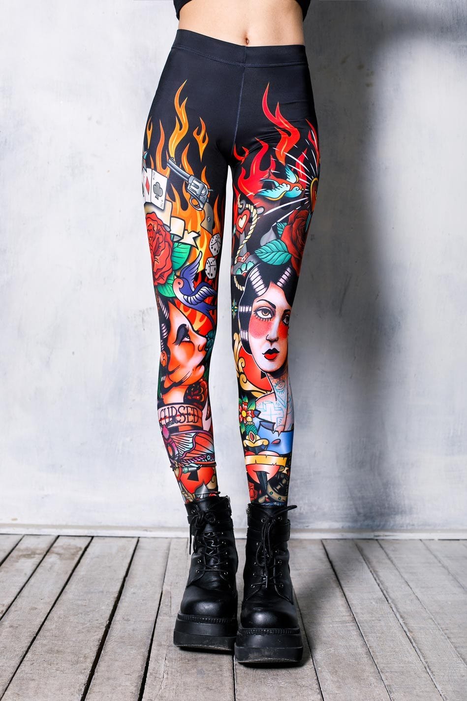 Love & Cursed Leggings Close View