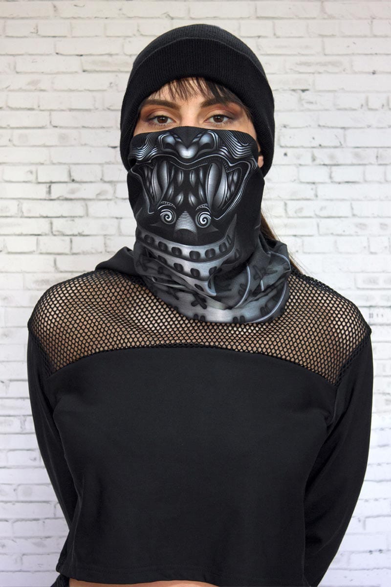 Samurai Neck Gaiter Front View