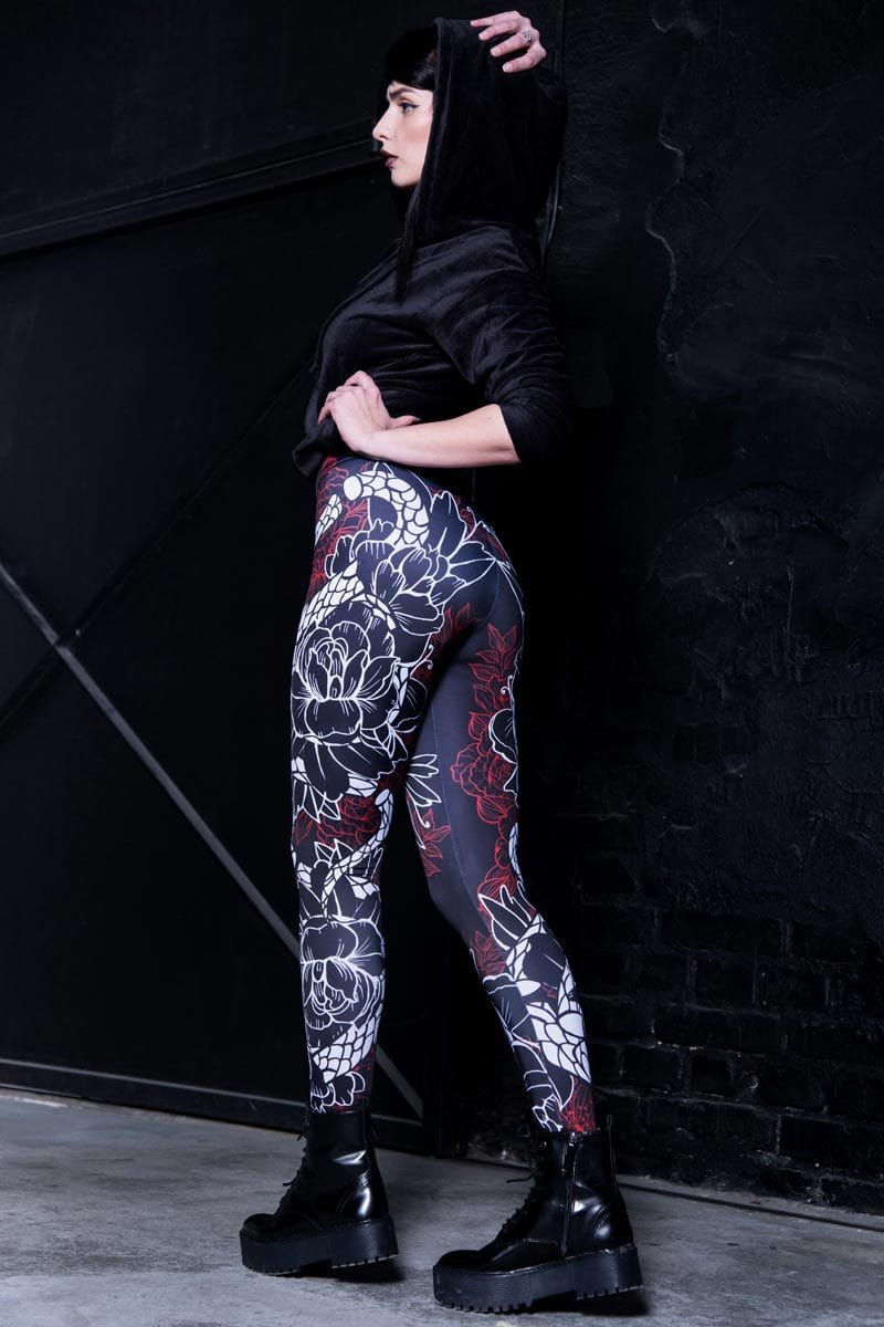 Serpent Princess Leggings Left View