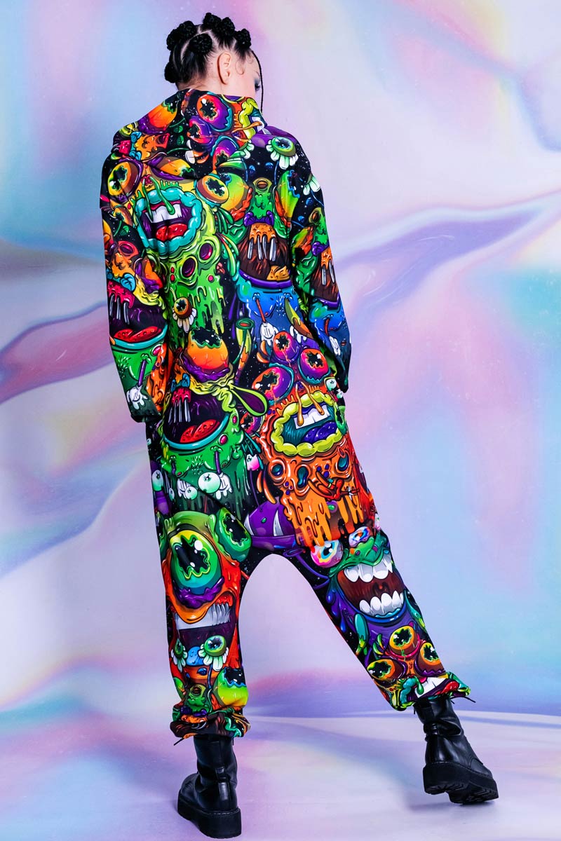 Drippy Alien Onesie Back View