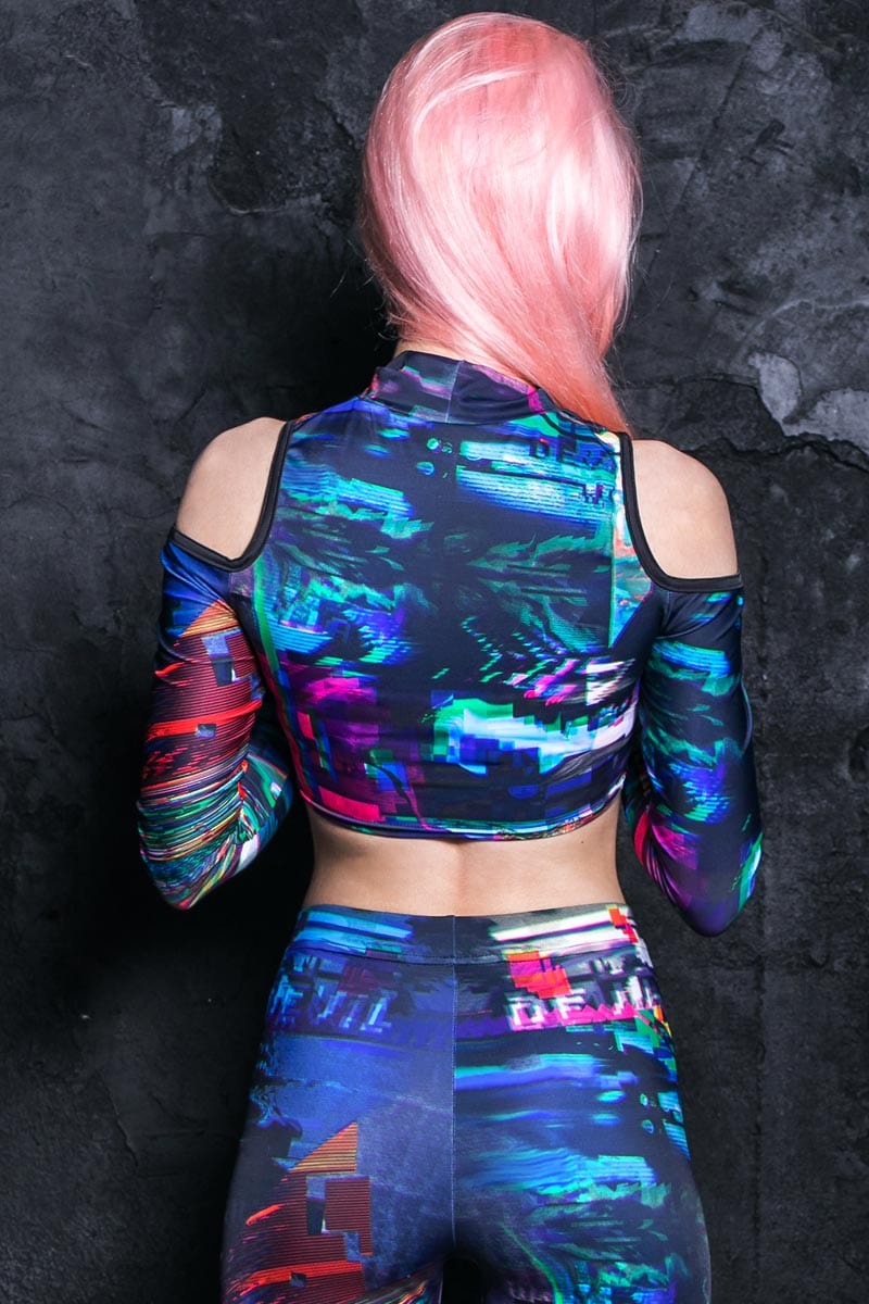 Forbidden Code Leggings Set Back View